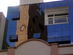 Reflexo da torre da Catedral.