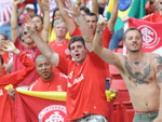 Torcida colorada empolga antes da partida