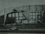 O Santurio-Baslica da Medianeira ainda em construo, na dcada de 70