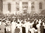 Misses Populares, em frente  Catedral Diocesana, em 1958