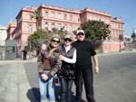Buenos Aires, Argentina - Silviane Figueiredo, Silverio Mistura e Maria Helena Mistura, de Blumenau, em julho de 2010