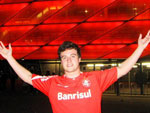 Gabriel Pozzer Khleis vai acompanhar a partida em Munique pelo rdio saboreando muita cerveja alem