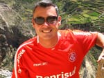 Luciano Guimaraes no Valle del Colca na regio de Arequipa, no sul do Peru