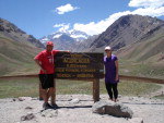 Stdile e Alexandra em frias na Argentina e no Chile subiram o Monte Aconcgua