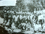 Reunio da primeira e segunda gerao da famlia Salton nos anos 1930