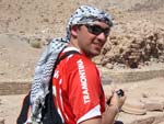 Joo Antnio Lima Vargas em Petra, na Jordnia