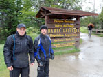 Ushuaia, Argentina - Douglas Seiler e Jean Eduardo Vicente, de Blumenau, em janeiro de 2010.