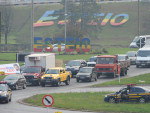 Primeiro dia da feira teve registro de trnsito lento na BR-116