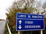 Divisa entre Uruguaiana e Itaqui