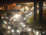 Na sexta-feira, um congestionamento prejudicou o trnsito na BR - 116, que d acesso ao parque