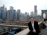 Nova York, Estados Unidos - Mrcio Sanso, de Blumenau, em novembro de 2009.