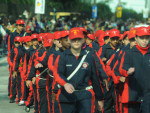 Jovens participaram do desfile da Semana Farroupilha, em Santa Maria, nesta segunda-feira, 20/09 