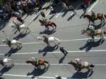 Cerca de 2,5 mil cavalarianos passaram pela Rua Marechal Floriano, em Rio Grande, nesta segunda-feira, 20/09 