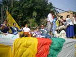 Tradicionalistas participaram do desfile da Semana Farroupilha em Tupanciret, nesta segunda-feira, 20/09