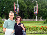 Londres, Inglaterra - Del�rio e Nilva Oechsler, de Blumenau, em junho de 2010.