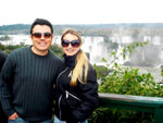 Foz do Igua�u, Paran� - Ramon Luiz e Camila Althoff, de Rio do Sul, em agosto de 2010.