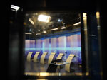Preparativos para o debate da RBS TV com os candidatos ao Piratini
