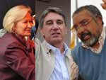 Candidatos ao senado: Ana Amlia Lemos, Germano Rigotto e Paulo Paim