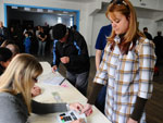 Em Canoas, os eleitores votaram utiliando a identificao biomtrica