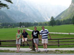 Eslovnia - Betina, Dorothea e Luccas Kovacic e Guilherme W. Weinzierl, de Blumenau, em julho de 2010.