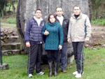 Bento Gon�alves, Rio Grande do Sul - Rafael Luiz, Isolde, Andr� Luiz e Andr� Ricardo Philippus, de Rio do Sul, em julho de 2010.