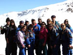 Valle Nevado, Chile - Daniela Ferrari envia a foto da turma de Com�rcio Exterior da Unidavi - Rio do Sul, em agosto de 2010.