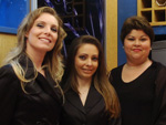 Kelen Hirdes, Juliana Betemps e Andra Santos da Silva - Espao Gourmet