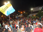 Salvador (BA) - Militantes petistas comemoraram o resultado das eleies presidenciais