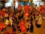 Passo Fundo - Eleitores se reuniram no comit da candidata na cidade, localizada na Avenida Brasil. A festa incluiu foguetes, msica, bandeirao e carreata