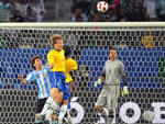 O goleiro Victor teve um bom rendimento na partida