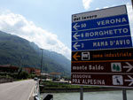Entrada em Borghetto, na Itlia