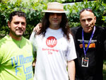 Encontro em famlia: Albino, Renato, Marcos e Oscar Borghetti na Itlia