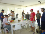 Equipe de produo no set da segunda temporada de On Line