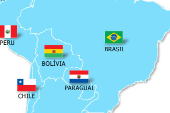 América do Sul em foco