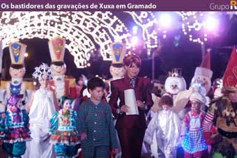 Os bastidores das gravações de Xuxa em Gramado