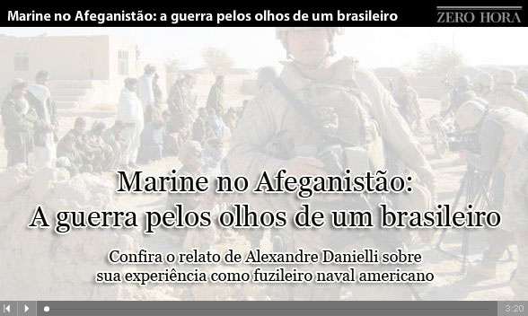 Marine no Afeganistão: a guerra pelos olhos de um brasileiro