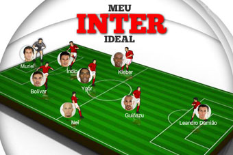 Monte seu time titular do Inter