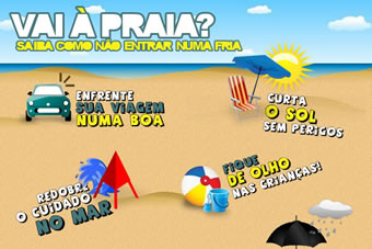 Vai a praia?